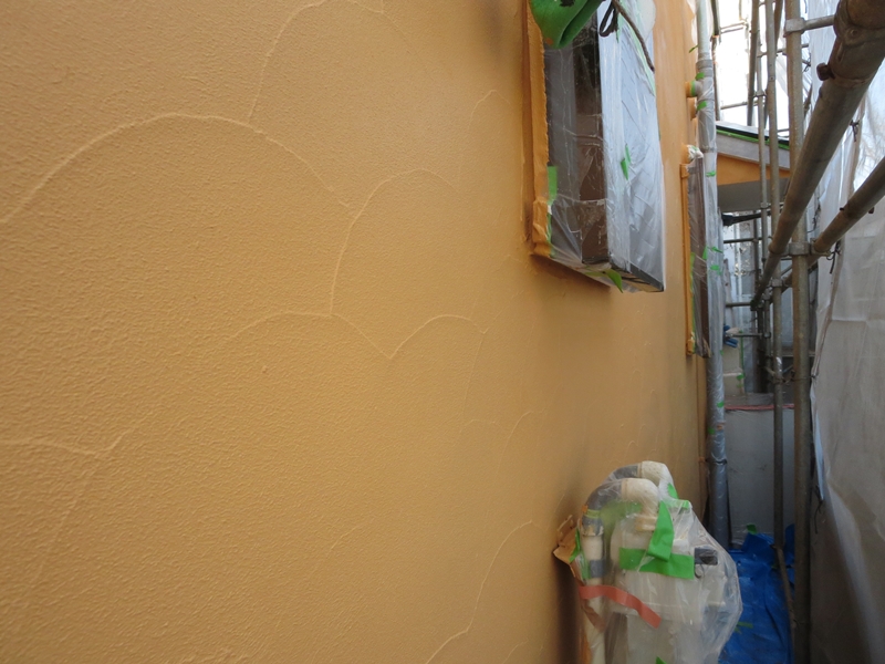  ジョリパット外壁 ジョリパットフレッシュ　塗装後
