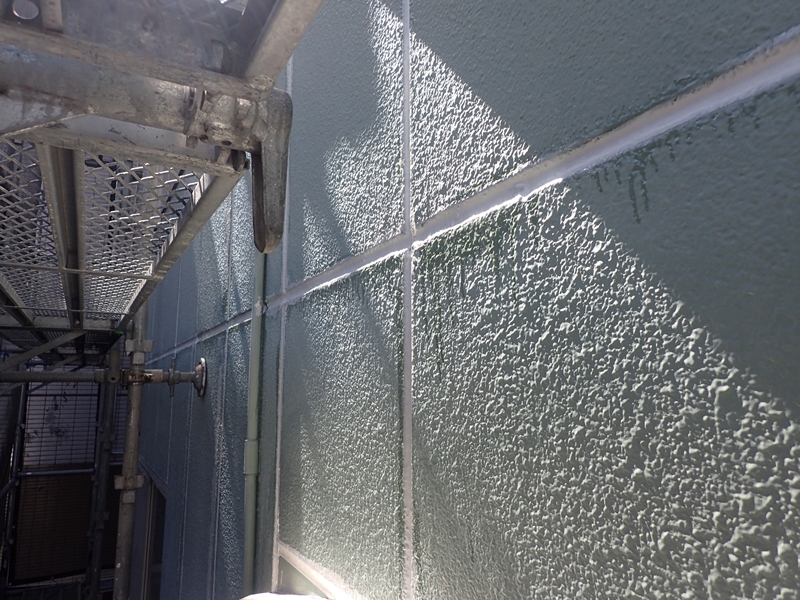  川崎市 高津区 マンション 塗装　ALC 外壁塗装 の施工　コーキング工事