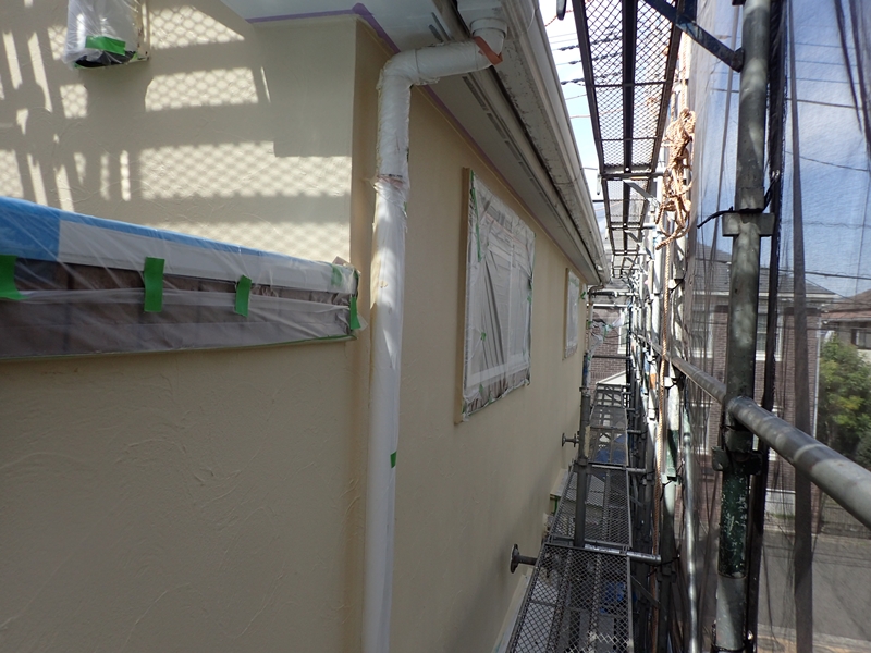  横浜市 青葉区 住宅　洋瓦 塗装　ジョリパットフレッシュ 外壁塗装 工事 