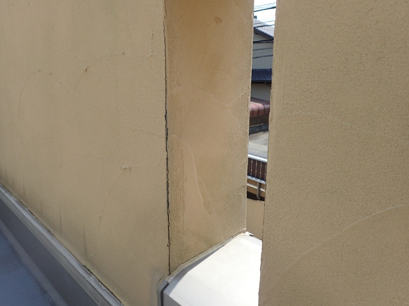  ジョリパットクリーンウォッシュ とジョリパットフレッシュ仕上げ　コテ模様の外壁塗装　塗り替え　施工前
